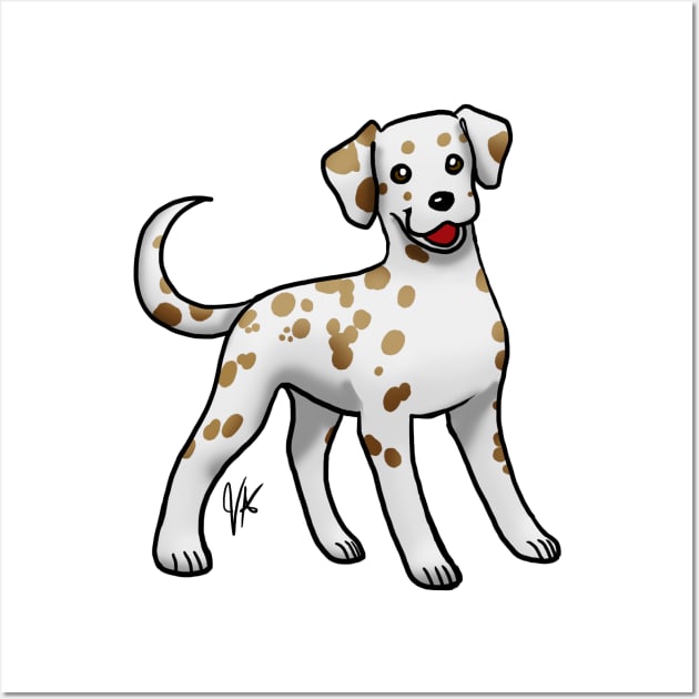 Dog - Dalmatian - Liver Wall Art by Jen's Dogs Custom Gifts and Designs